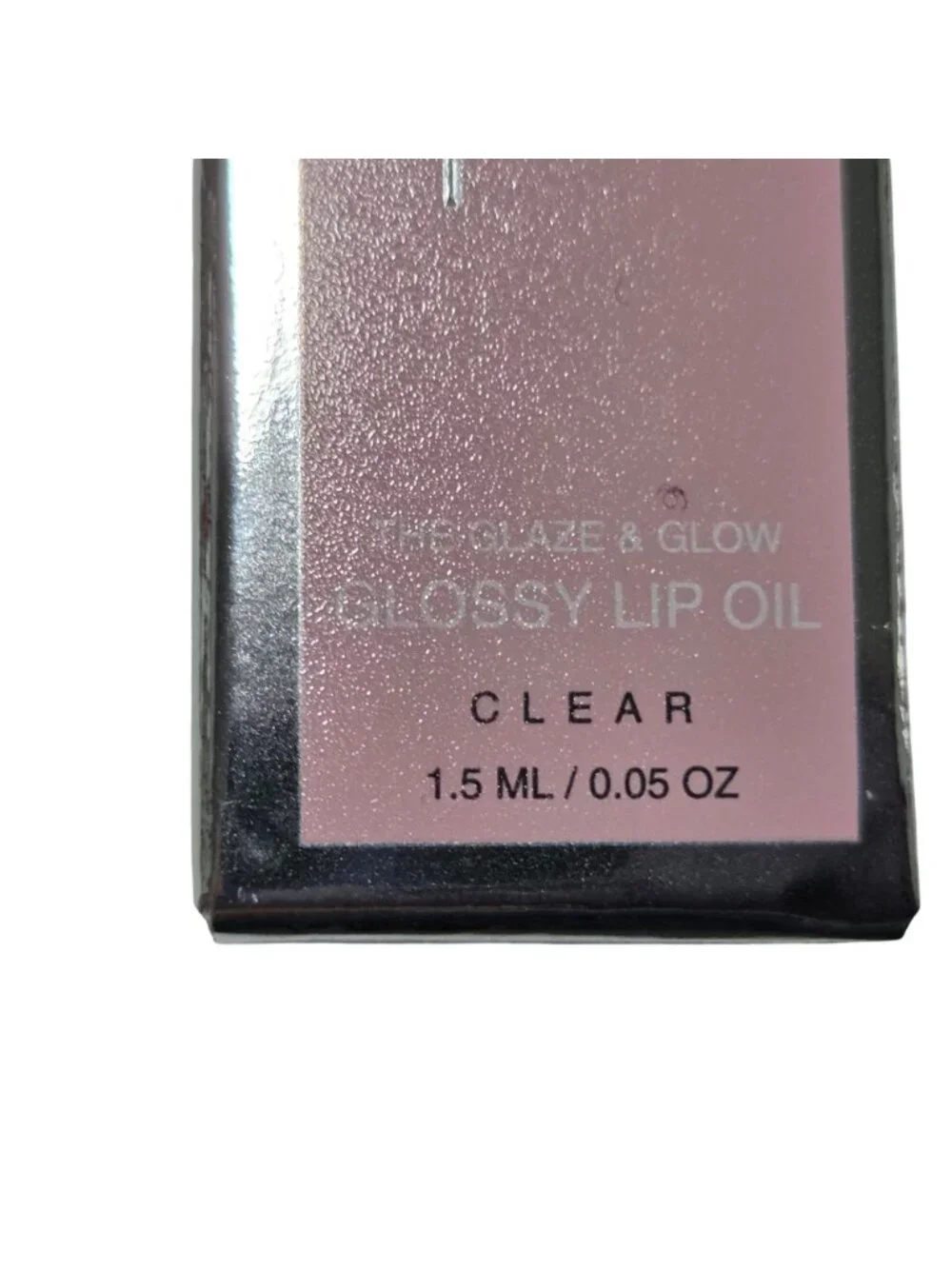T.Y.N.T. Glossy Lip Oil Clear 1.5ml Glaze and Glow Beauty Makeup Travel Size